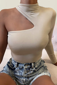 Cutout One Long Sleeve Bodysuit