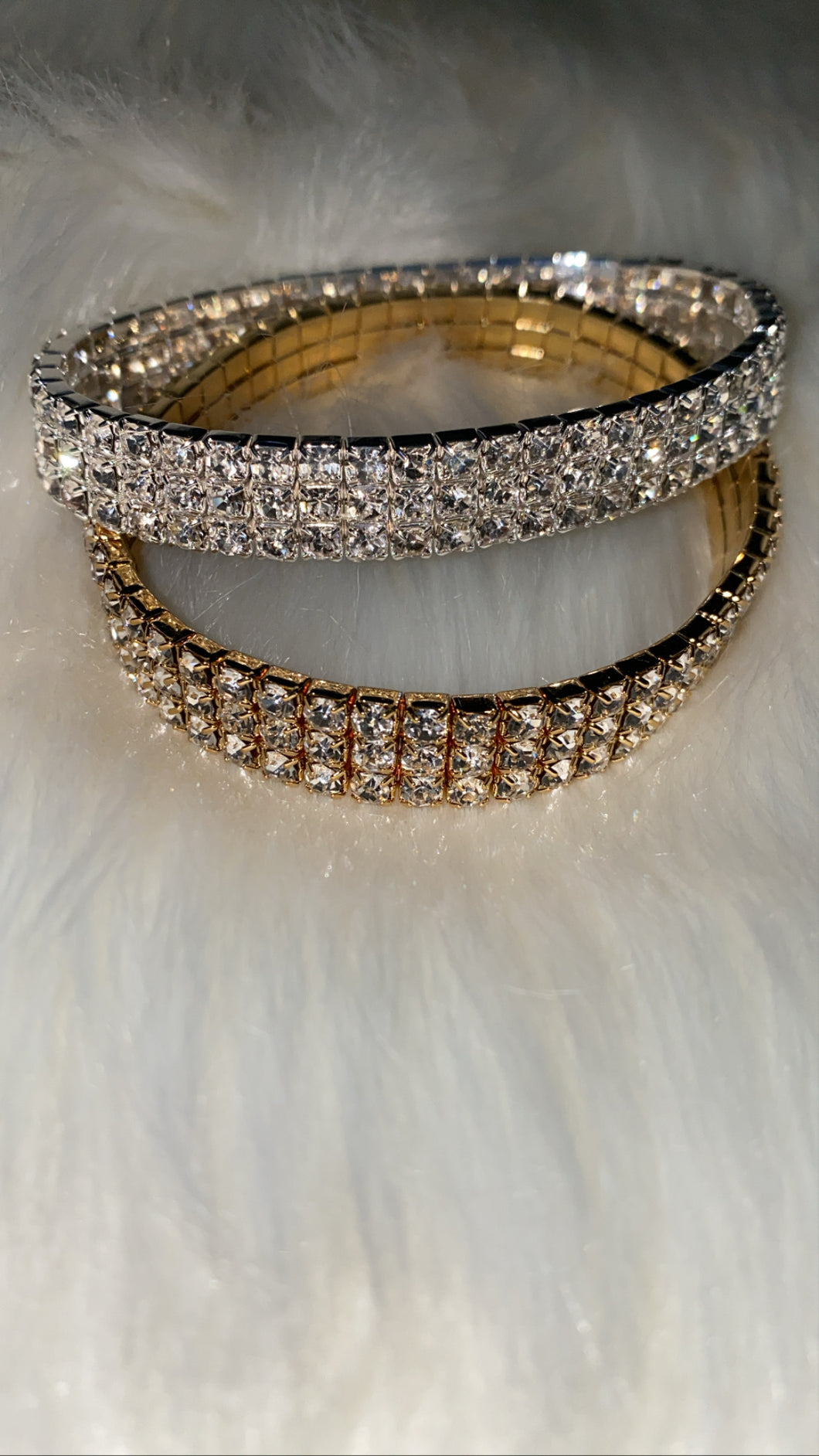 Multi-Rhinestone Anklet