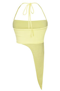 Amarillo Halter Crop Top