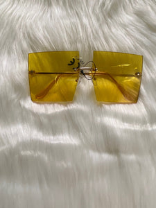 Gold Rim Sunglasses
