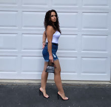 Load image into Gallery viewer, Dark Stone Denim Shorts
