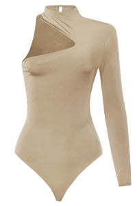 Cutout One Long Sleeve Bodysuit