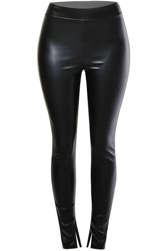 Faux Leather Pants
