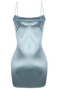 Satin Mini Bodycon Dress
